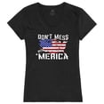 thumbnail image 1 of Rapid Dominance  Dont Mess with America Graphic V-Neck T-Shirts, Black - 2XL, 1 of 1