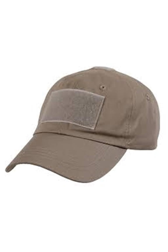 Embroidered Operator Cap - Khaki - One Size Fits Most
