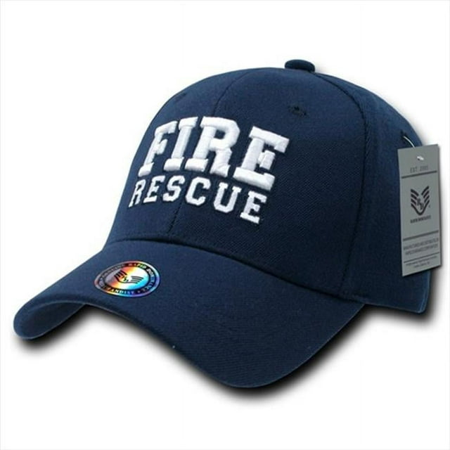 Rapid Dominance Fire Rescue FitAll Flex Mens Cap [Navy Blue - L/XL]