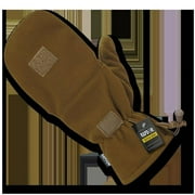 Rapid Dominance Fleece Shooters Mittens Glove Coyote - Medium