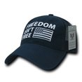 thumbnail image 1 of Rapid Dominance Freedom Isn't Free Polo Mesh USA Flag Mens Mesh Back Cap [Navy Blue - Adjustable], 1 of 3