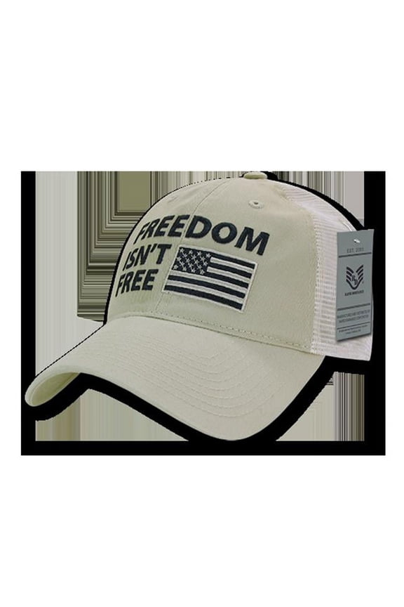 Rapid Dominance Freedom Relaxed Trucker USA Cap, Stone