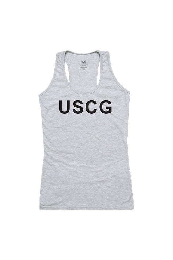 G02-CST-HGY-04 USCG Graphic Tank Top, Heather Grey - Extra Large