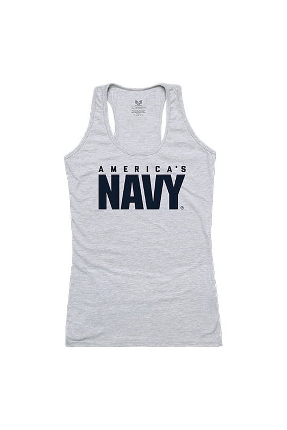 G02 Graphic Tanks, Distressed Flag-US Navy - H.Grey-S