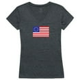 thumbnail image 1 of Rapid Dominance G03-BR2-HCH-01 Betsy Ross 2 Graphic V-Neck T-Shirt, Heather Charcoal - Small, 1 of 1