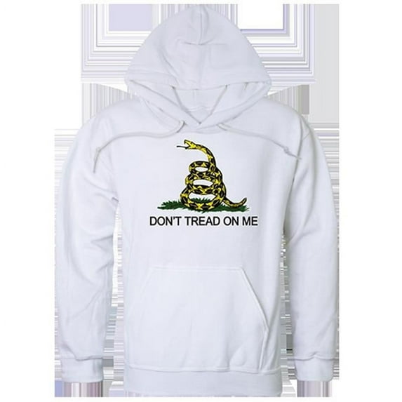 Rapid Dominance Gadsden Graphic Pullover Sweatshirt, White - Large