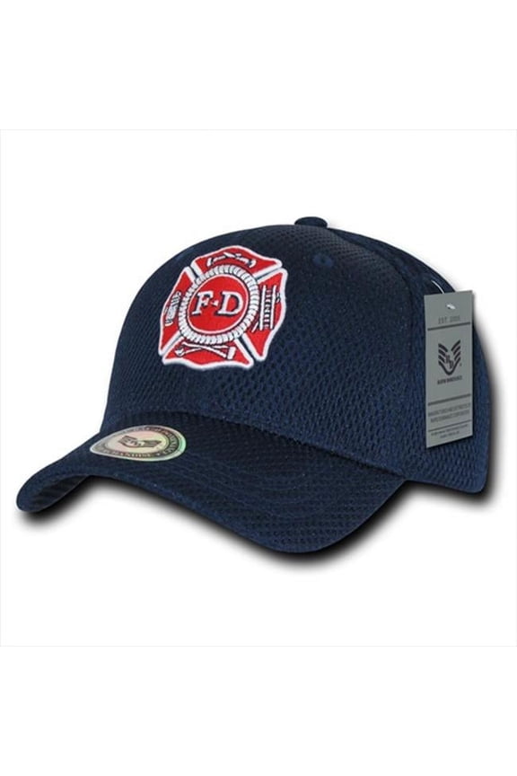 J002-FD Air Mesh Public Safety Caps, Fire Dept.