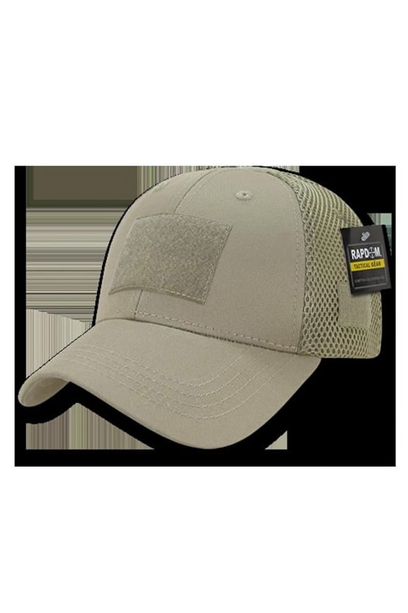 Rapid Dominance Low Crown Mesh Tactical Caps, Khaki