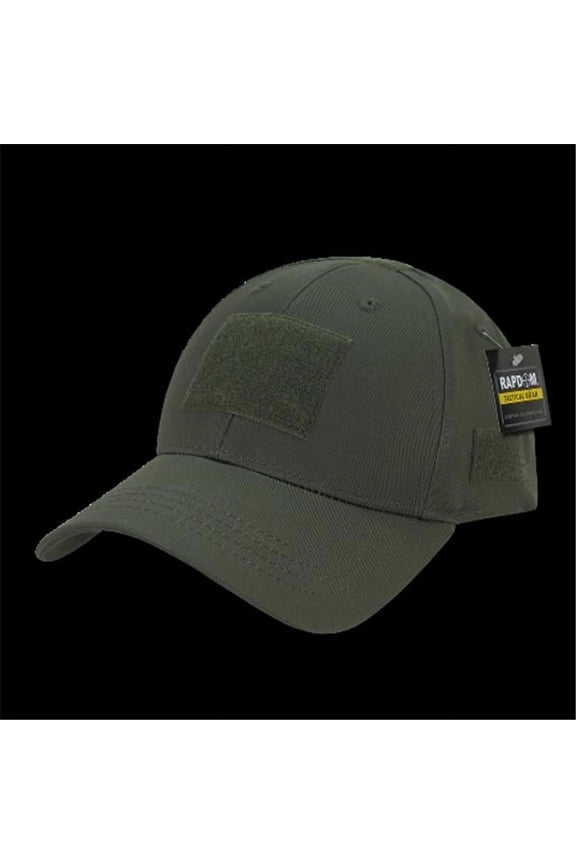 Low Crown Structured Tactical Cap, Olive