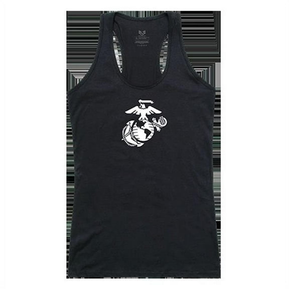 Rapid Dominance Marines 3 Graphic Tank Top, Black - Large