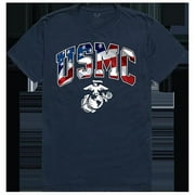 Rapid Dominance Marines Flag Letter Tee, Navy - 2X
