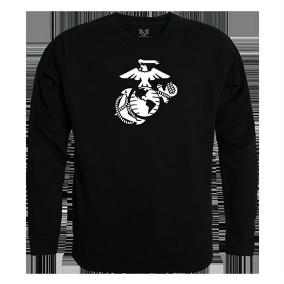 Graphic Crewneck, Marines 3, Black, S