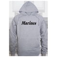 thumbnail image 1 of Rapid Dominance Marines Text Graphic Mens Pullover Hoodie [Heather Grey - S], 1 of 1