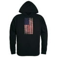 thumbnail image 1 of Rapid Dominance Men Vertical USA Flag Pullover Hoodie Hoody American Black (2XL), 1 of 1