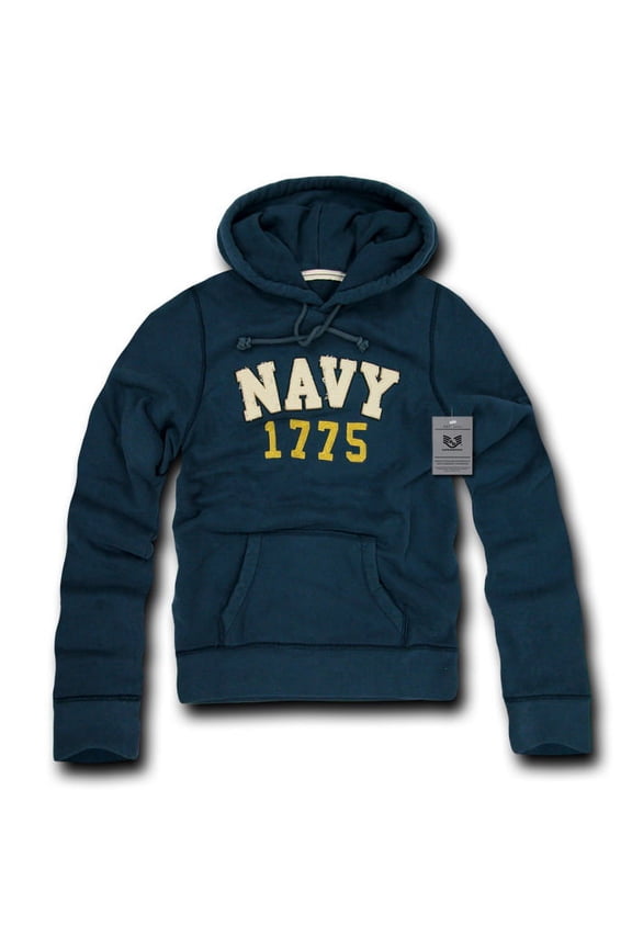 Navy Standard Mens Pullover Hoodie Jacket [Navy Blue - M]
