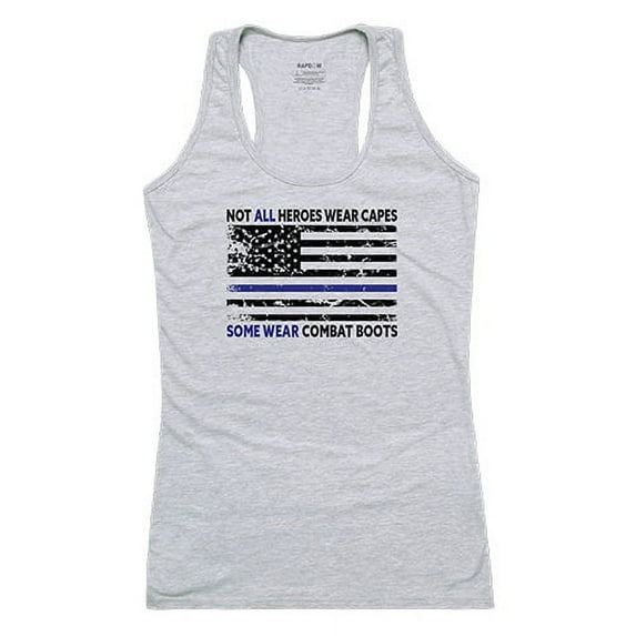 Rapid Dominance Not All with TBL Women Graphic Tank Top, Heather Grey - Large
