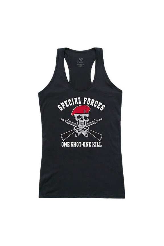 One Shot Graphic Tank Top, Black - Extra Large