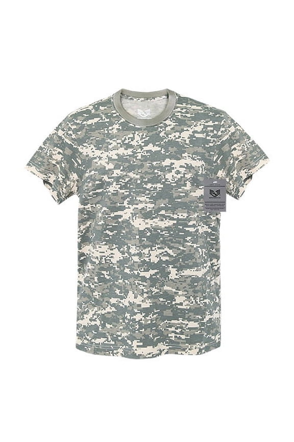 R38 - Woodland Camo Cotton T - Shirt, Tees-ACU-XL