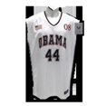 thumbnail image 1 of Rapid Dominance President Barack Obama #44 Mens Basketball Jersey [White - L], 1 of 3