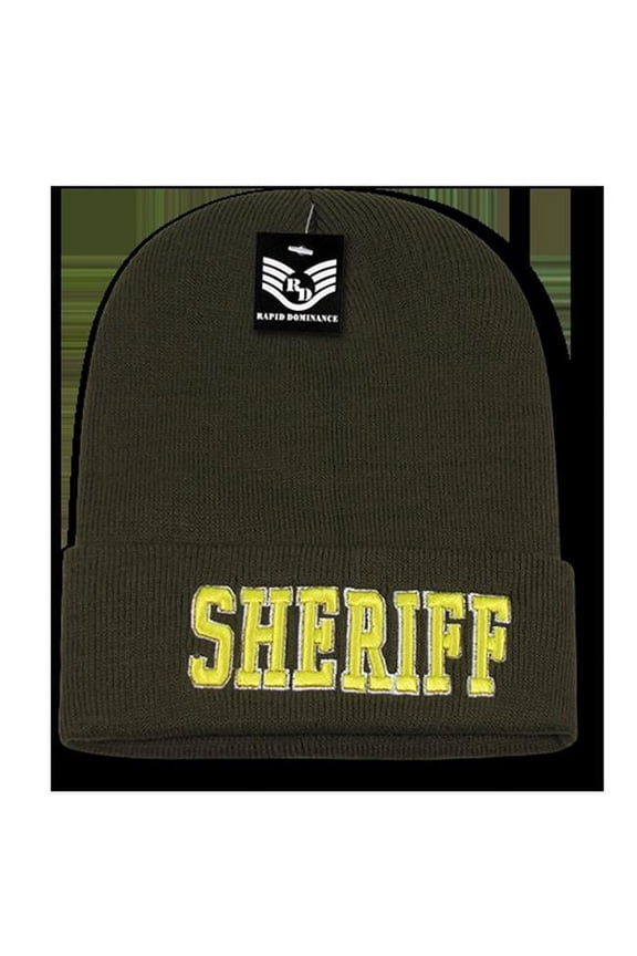 Rapid Dominance Pub & Safety Long Beanies Sheriff, Olive