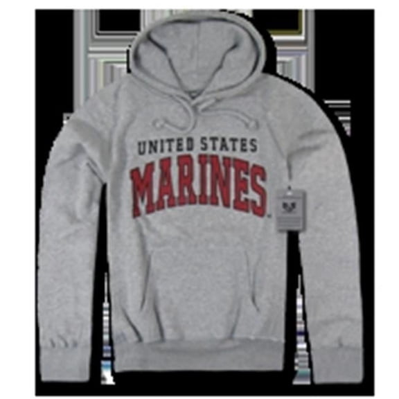 Rapid Dominance  Pullover Hoodies - Marines - Heather Grey - 2X