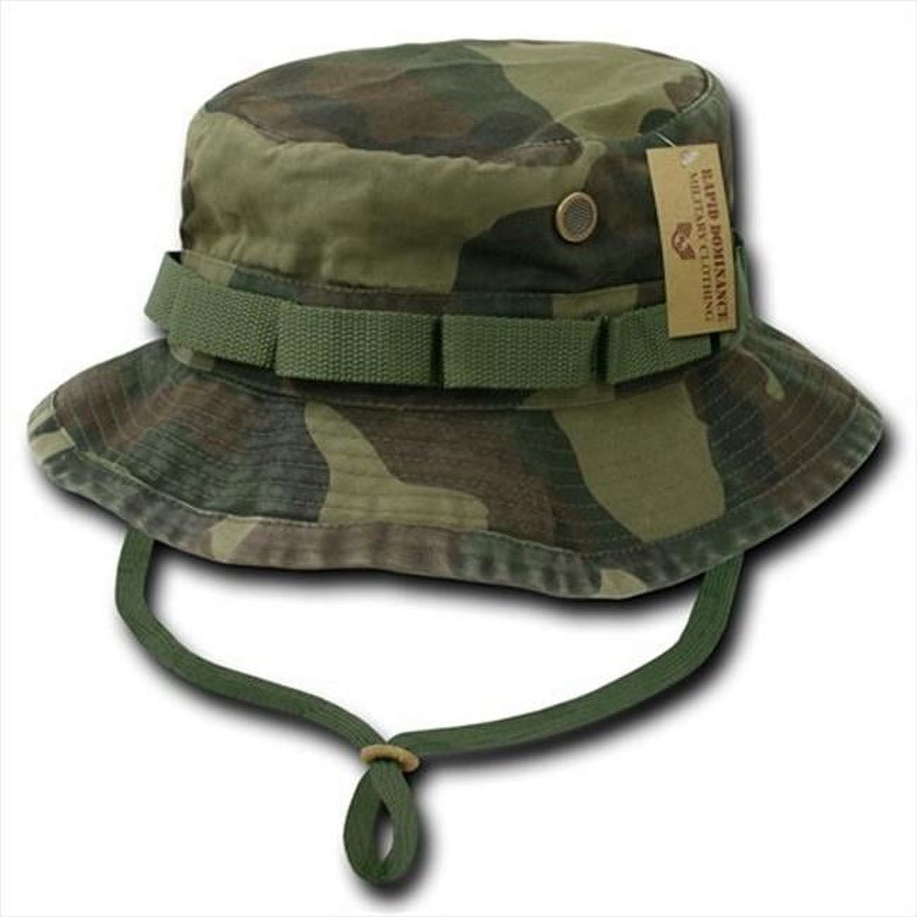 Rapid Dominance R70-PL-WDL-02 Military Boonie Hats, Woodland, Medium