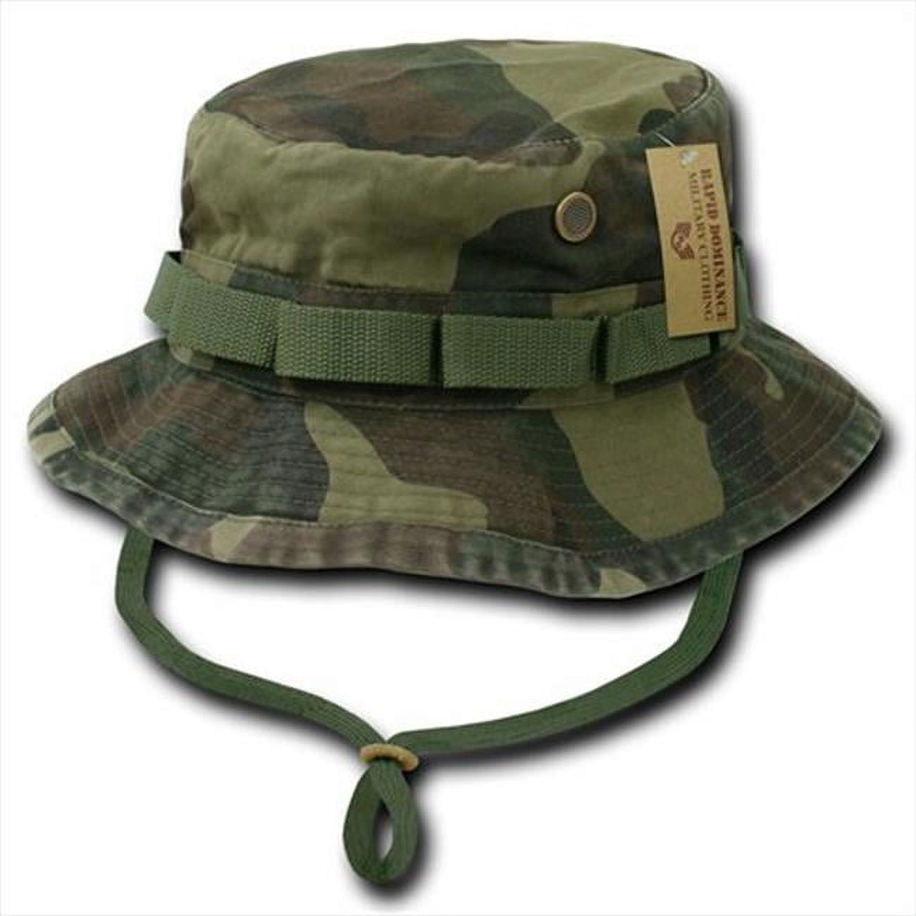 Rapid Dominance R70-PL-WDL-03 Military Boonie Hats, Woodland, Large