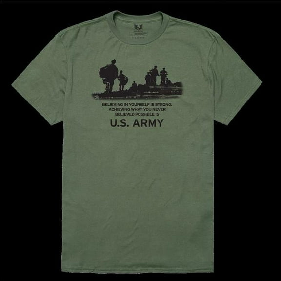 Rapid Dominance RS2-A13-OLV-05 Army 13 Relaxed Graphic T-Shirt - Olive - 2X