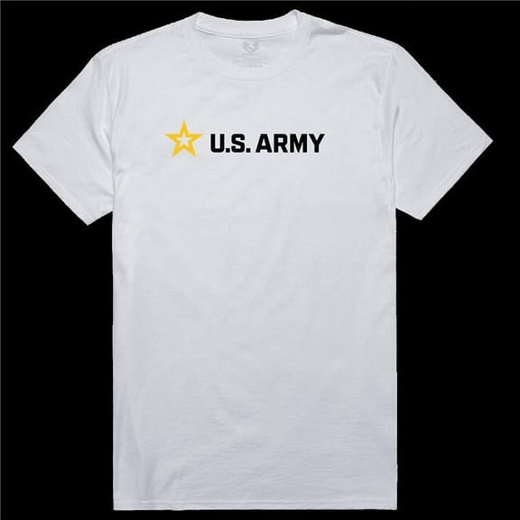Rapid Dominance RS2-A32-WHT-01 US Army 32 Relaxed Graphic T-Shirt - White - Small