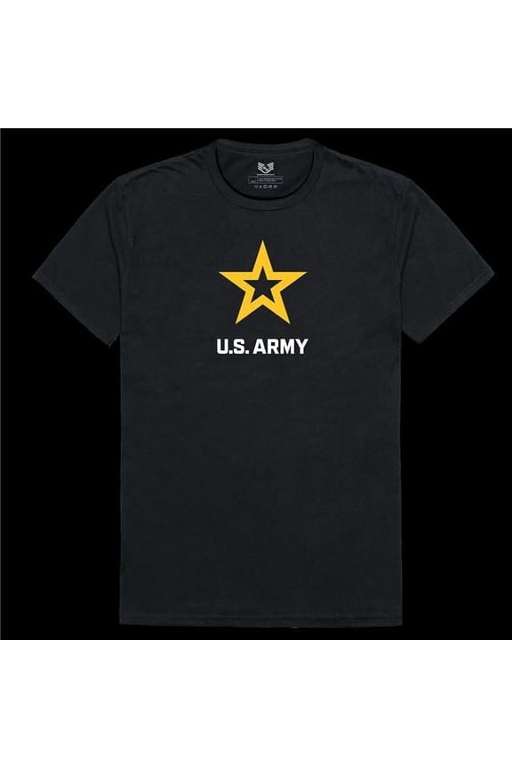 RS2-A33-BLK-03 US Army 33 Relaxed Graphic T-Shirt - Black - Large