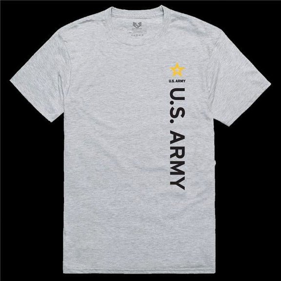 Rapid Dominance RS2-A50-HGY-04 US Army 50 Relaxed Graphic T-Shirt - Heather Grey - Extra Large