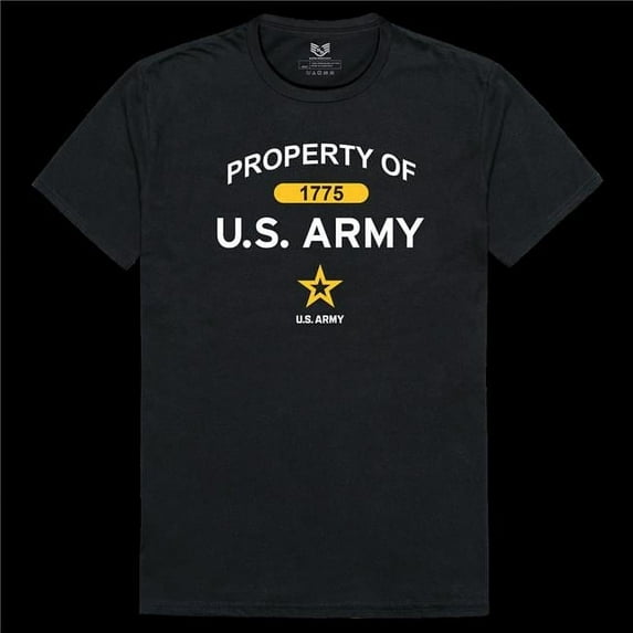 Rapid Dominance RS2-A52-BLK-01 US Army 52 Relaxed Graphic T-Shirt - Black - Small