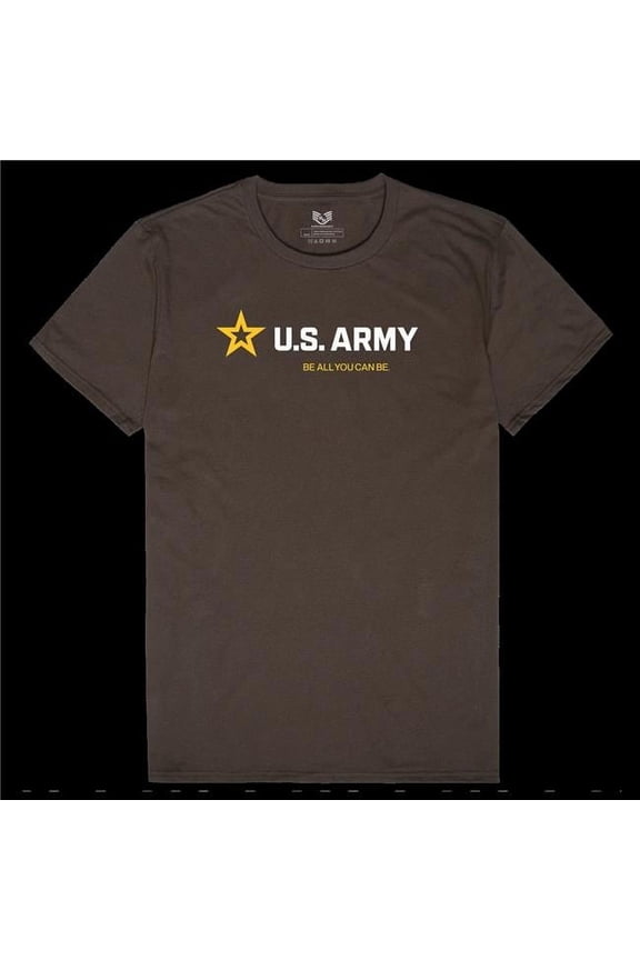 RS2-A60-BRN-05 US Army 60 Relaxed Graphic T-Shirt - Brown - 2X