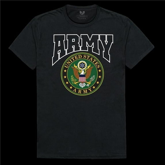 Rapid Dominance RS2-ARM-BLK-02 US Army Relaxed Graphic T-Shirt - Black - Medium