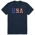 thumbnail image 1 of Rapid Dominance RS2 Relaxed Graphic Tees-Flag Text - NVY-2X, 1 of 3