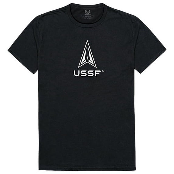 Rapid Dominance RS2-SF3-BLK-05 US Space Force3 Relaxed Graphic T-Shirt, Black - 2X