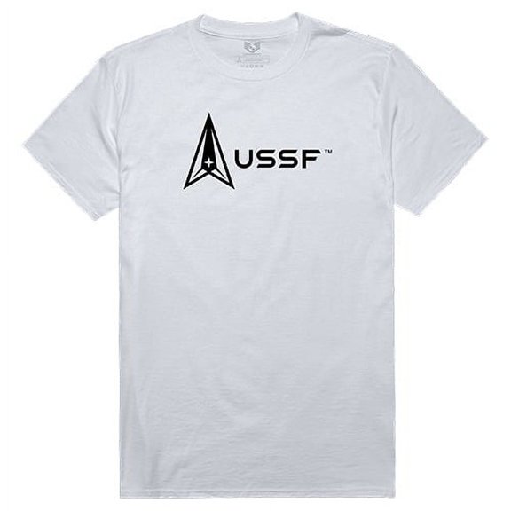 Rapid Dominance RS2-SF4-WHT-05 US Space Force4 Relaxed Graphic T-Shirt, White - 2X