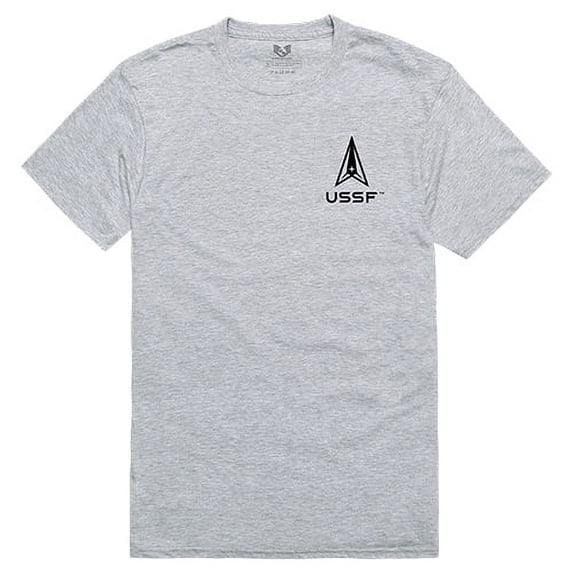 Rapid Dominance RS2-SF5-HGY-05 US Space Force5 Relaxed Graphic T-Shirt, Heather Grey - 2X