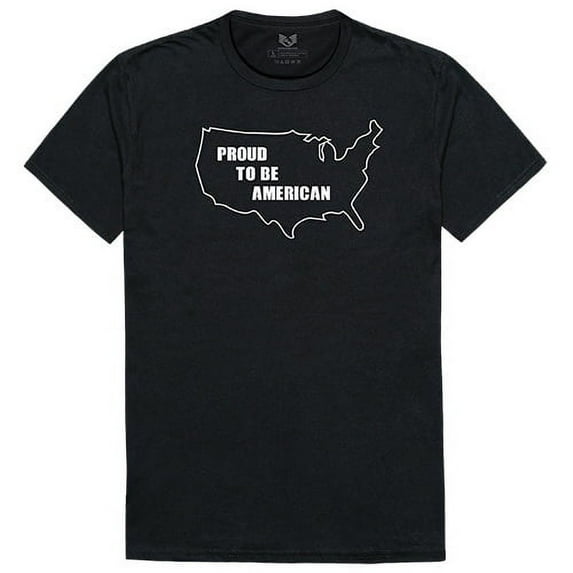 Rapid Dominance RS2-U02-BLK-01 PTB American Relaxed Graphic T-shirt, Black - Small