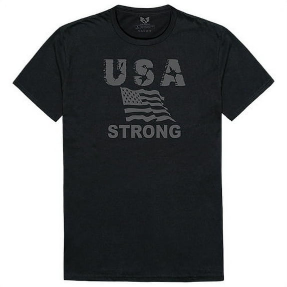 Rapid Dominance RS2 Relaxed Graphic Tees-USA Strong 2 - BLK-2X