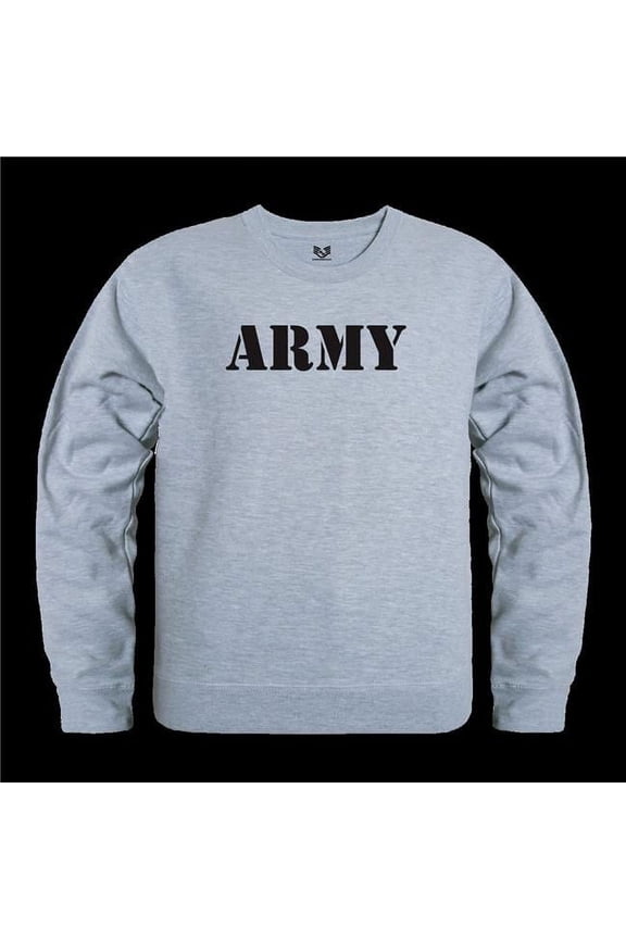 RS3-A20-HGY-05 US Army 20 Graphic Crewneck Sweatshirt - Heather Grey - 2X