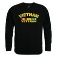 thumbnail image 1 of Rapid Dominance RS3-VV-BLK-03 Vietnam Vet Graphic Crew Neck Sweatshirt, Black - Large, 1 of 1
