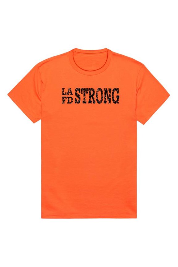 RT1-ST2-ORN-03 Distressed Strong 2 Short Sleeve T-Shirt, Orange - Large