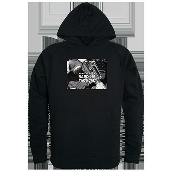 Rapid Dominance Rapdom2 Graphic Pullover Hoodie, Black - Large