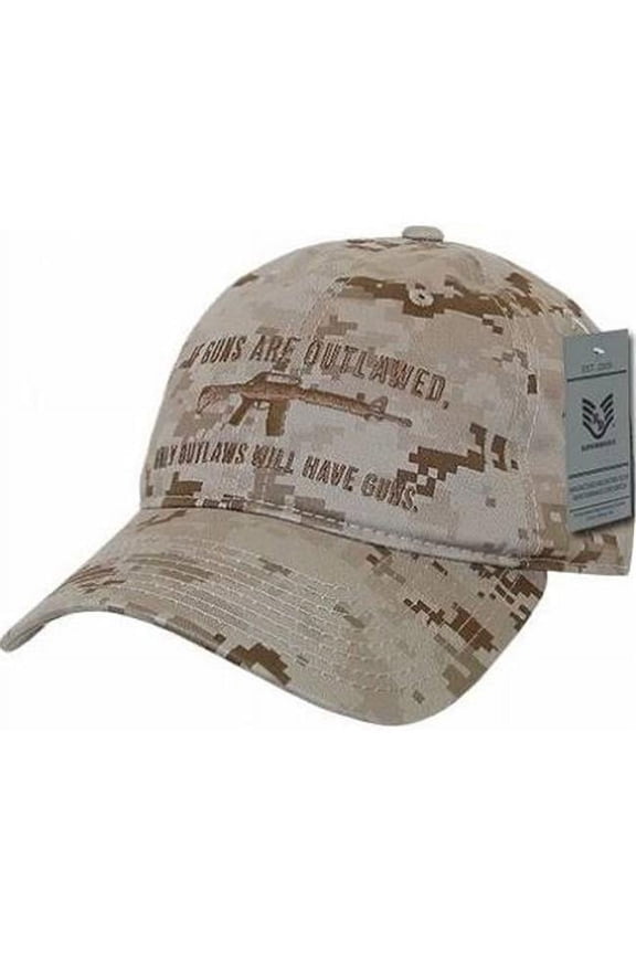 Rapid Dominance Relaxed Graphic Cap - Outlaw, Desert