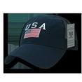 thumbnail image 1 of Rapid Dominance  Relaxed Trucker USA Cap, Navy, 1 of 1