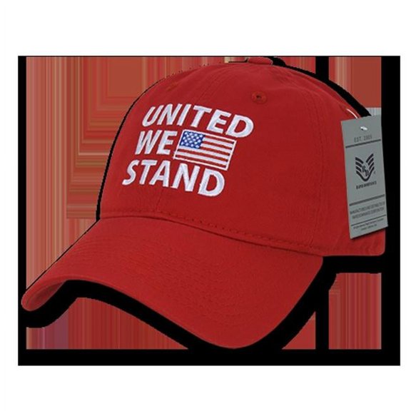Rapid Dominance Relaxed United We Stand Graphic Cap, Red