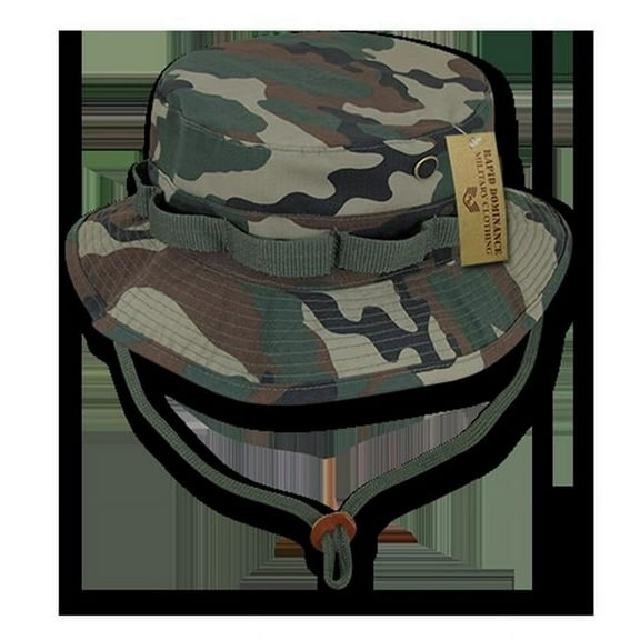 Rapid Dominance  Ripstop Boonies Hat - Woodland - Small