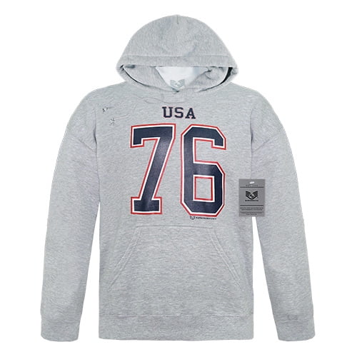 Rapid Dominance S23 Graphic Pullover Hoodie, USA-H.GREY-XL
