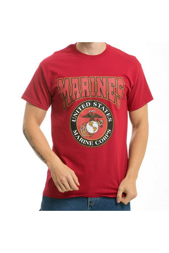 S25 - Classic Military T - Shirts-Marines Cardinal-M